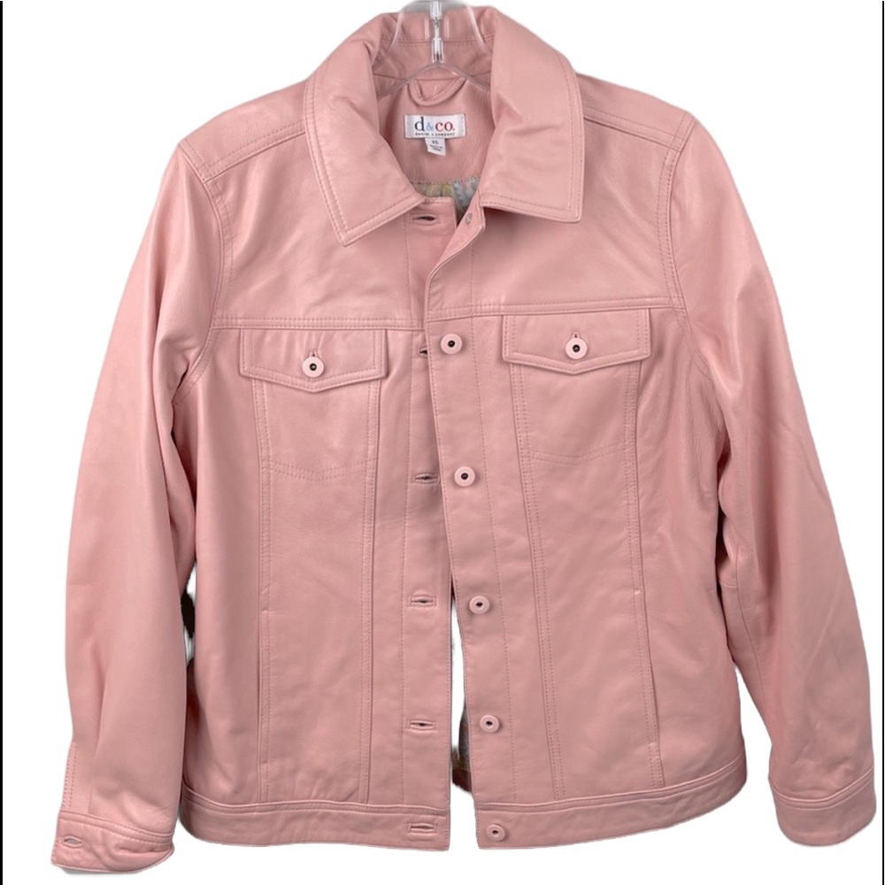 d&co Leather Jacket Size XS